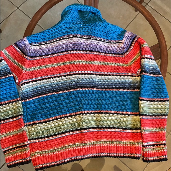 Ralph Lauren Denim and Supply Cotton and Linen Cardigan excellent comfy colorful - Picture 7 of 12